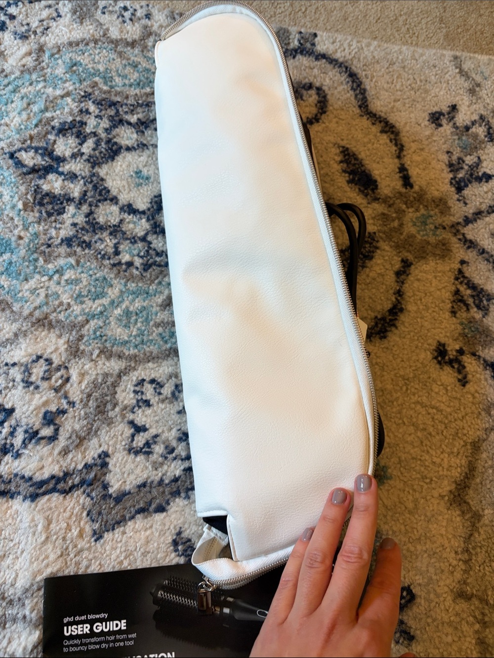 ghd White Heated Round Brush Styler with Carry Case - Picture 3 of 4